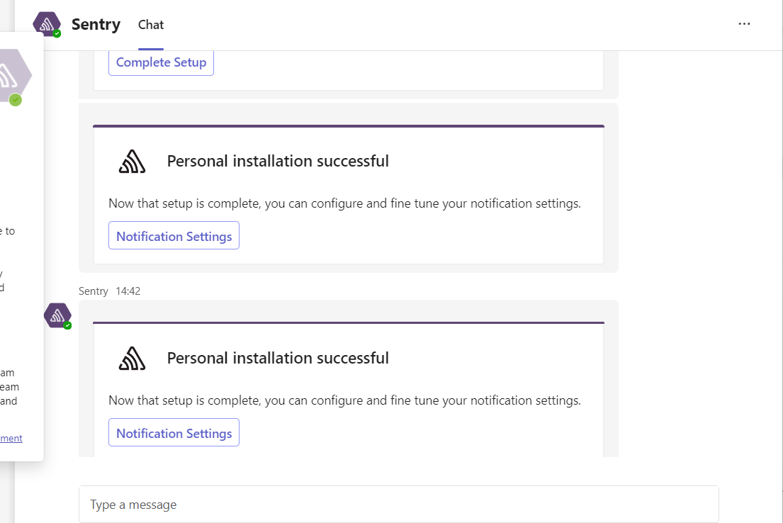 Sentry - Setup complete.png
